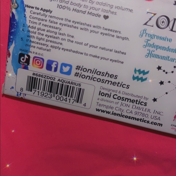 🤍5/$25🖤loni Cosmetics 3D Faux Mink
Lashes -Aquarius natural doll medium - Picture 4 of 4